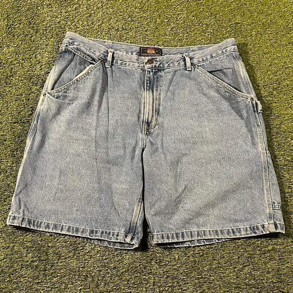Y2K JEAN SHORTS - Picture 1 of 3